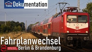 Doku Der Fahrplanwechsel 202223 im VBB im Überblick  mit zuegetogo [upl. by Nelluc319]