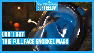 Seabeast AF90 Review  WATCH OUT for this Full Face Snorkel Mask [upl. by Surbeck]