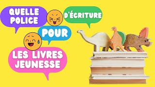 Quelle police décriture pour un livre jeunesse [upl. by Adirf293]