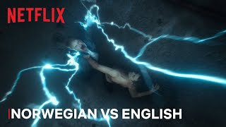 Ragnarok in English amp Norwegian  Netflix [upl. by Ellerad]