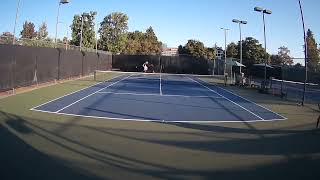 Slider Wide then Buggy Finish  Age 47  USTA 50 Tennis [upl. by Angel]