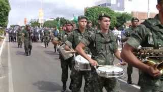 1ª CIA DE INFANTARIA  DESFILE CÍVICO 7 DE SETEMBRO 2013 [upl. by Croft]