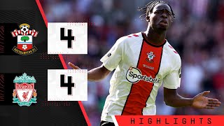 HIGHLIGHTS Southampton 44 Liverpool  Premier League [upl. by Atekihc]