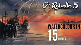 Intro to Rebelle 5 Digital Watercolour – The Basics in 15 Minutes [upl. by Annai]