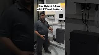 Fox Hybrid 46kw with EP5 battery foxess solareenergy solar [upl. by Lyndel]