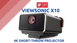 ViewSonic X104K  4K UHD Short Throw Projector  Quick Look [upl. by Mert665]