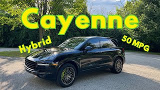 Porsche Cayenne S E Hybrid  Why plug in hybrid is the way to go  POV Drive and Review [upl. by Annaerb11]