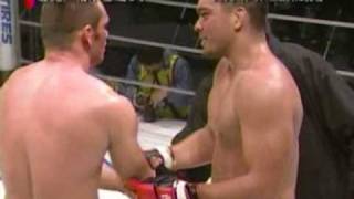 UFC LHW Champion Lyoto Machida using the straight left karate punch on Rich Franklin part 2 [upl. by Essie338]