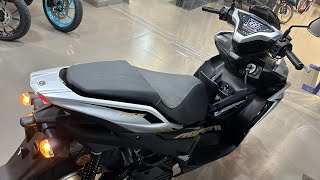 Finally here is 2023 E20 Yamaha Aerox 155 Detailed Review  On Road price New Update Features [upl. by Airdnal]