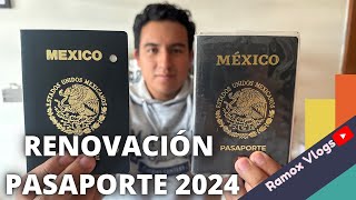 Renovación Pasaporte Mexicano 2024 paso a paso en menos de 5 días [upl. by Eelesor470]