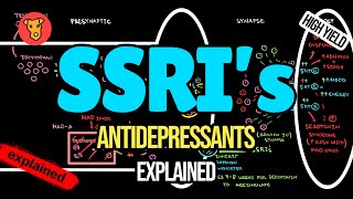 SSRI Mechanism of action Selective Serotonin Reuptake Inhibitors Side effects Pharmacology [upl. by Kalmick]