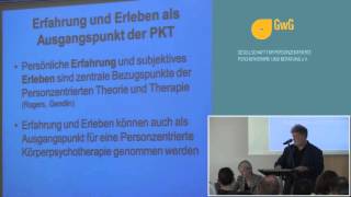 12 Dr Ernst Kern Personzentrierte Körperpsychotherapie [upl. by Lohman]