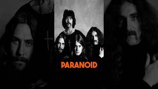 THE STORY BEHIND PARANOID BY BLACK SABBATH  shorts [upl. by Ignatz379]