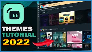 How to install amp manage themes in Streamlabs Desktop 2022 [upl. by Lauhsoj792]