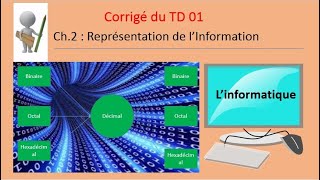 informatique S1 05 exercices corrigés TD 01 [upl. by Rolyt]