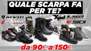 SCARPE ADVENTURE TOURING SPORT URBAN QUALE SCEGLIERE COMPARATIVA STIVALI MOTO [upl. by Acnalb]