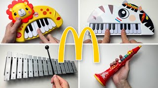 McDonalds jingle on different instruments part 2 [upl. by Norym]