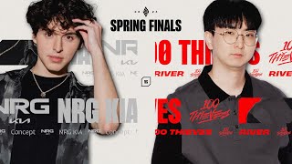 2024 LCS Playoffs  100 Thieves vs NRG Kia [upl. by Arinaid]