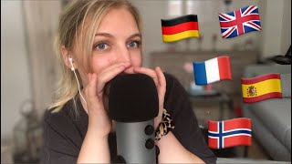 ASMR ✨TRIGGER WORDS IN VERSCHIEDENEN SPRACHEN ✨🌎  Twinkle ASMR [upl. by Antin]