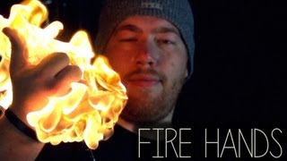 Fire Hands Holding Flames in Slow Motion Fire Week [upl. by Alvarez901]