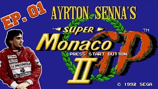 AYRTON SENNA SUPER MÔNACO GP II  MEGA DRIVE  001 [upl. by Batty]