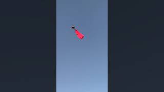 Full Speed Landing on my RACE Glider paragliding speedflying aviation [upl. by Aifos200]