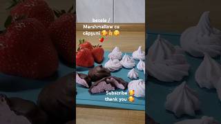 bezele cu căpşuni Marshmallow viral food youtubeshorts foodlover foodblogger foryou fypviral [upl. by Ahsinnor929]