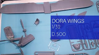 Dora Wings 132 Dewoitine D500 DW32001 Review on Spielwarenmesse 2020 [upl. by Nwahsauq]