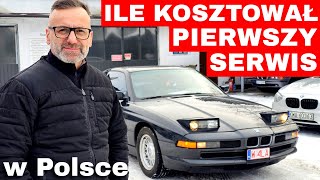 BMW 840i E31  Pierwszy Serwis w Polsce  KOSZTY [upl. by Aira]