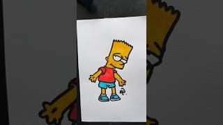 asmrsounds coloring coloringbook bartsimpson [upl. by Meeharb]