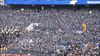 ArmyNavy game 121314 cadets jumping to Tsunami [upl. by Dorwin]