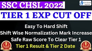 SSC CHSL 2022 TIER 1 Expected Cut Off  CHSL 2022 Safe Score [upl. by Liebowitz]