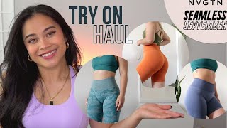 NVGTN Try On Haul  Seamless September Collection  Petite sizing [upl. by Poulter]