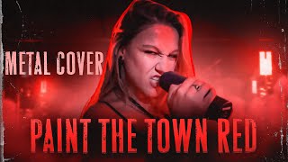 Doja Cat  Paint The Town Red Metal Cover Sasha Sova DigitalDelirium [upl. by Aninaj806]