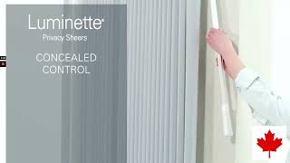 Luminette Privacy Sheers Operating Systems with Hunter Douglas [upl. by Cirded]