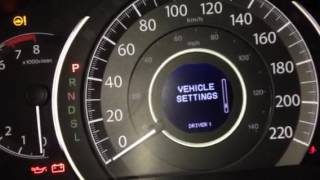 Honda CRV 2016 TPMS calibration [upl. by Namwob]