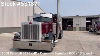 2001 PETERBILT 379EXHD For Sale [upl. by Ebehp]