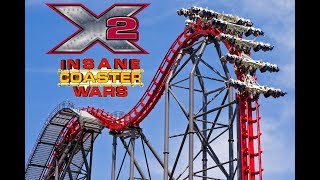 X2 At Six Flags Magic Mountain [upl. by Stearne]