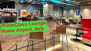 Primeclass Lounge Rome Fiumicino Airport Terminal 1 [upl. by Suoivatra898]