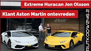 Jon Olsson Extreme Akrapovic Huracan amp Performante  Klant Aston Martin ontevreden  5x RS6 C8 [upl. by Ojeitak283]