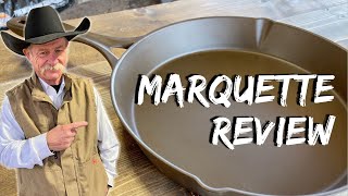 Honest UNPAID Review Unboxing the Marquette Castings Cast Iron Skillet [upl. by Akiras155]