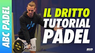 Il DRITTO PIATTO e in BACK nel PADEL 🎾 Tutorial ITALIANO Con MAESTRO NAZIONALE Simone Salernitano [upl. by Salis]