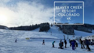 Beaver Creek Colorado Walking Tour  4K  Ski and Snowboard Resort [upl. by Gilboa]