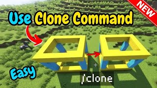 How To Use Clone Command In Minecraft 2024 Topical talks [upl. by Lenny]