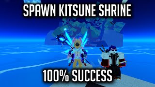 How To 100 Find Kitsune Shrine Island Guaranteed Spawn  Kitsune Update Blox Fruit [upl. by Reffinej]