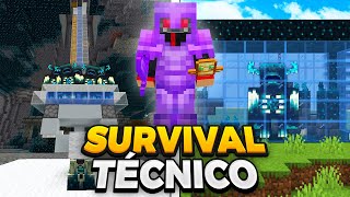 Hice una GRANJA DE WARDENS en mi SURVIVAL TECNICO TRYHARD 119✌26 [upl. by Auhsot]