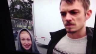 Mireille Enos Joel Kinnaman bloopers [upl. by Callas970]