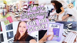 Kliniktasche vorbereiten • Shoppen für die Geburt • 35 SSW • Maria Castielle [upl. by Lamiv]