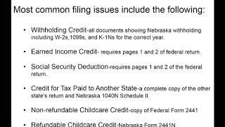 Are you ready to file your Nebraska Individual Income Tax Return Form 1040N [upl. by Molton688]