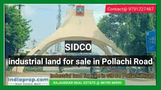 1148 industrial land for sale in SIDCO Pollachi Road Coimbatore [upl. by Onoitna23]